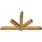 Ekena Millwork Kennewick Rough Sawn Timber Gable Bracket, Western Red Cedar, 60"W x 32"H x 4"D x 4"F, 13/12 Pitch GBW060X32X0404KEN00RWR - alternate 2